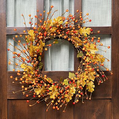 Northlight Artificial Berries Harvest Wreath