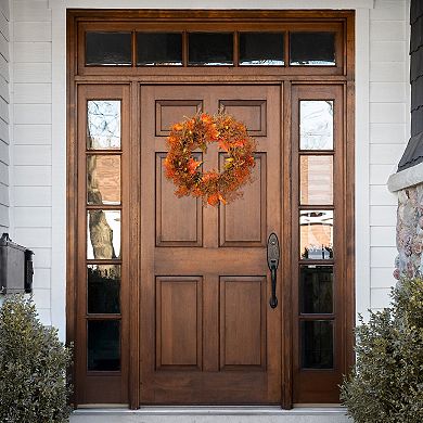 Northlight Autumn Artificial Maple Leaf Wreath
