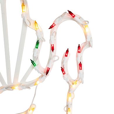 Northlight Light-Up Turkey Thanksgiving Window Decor