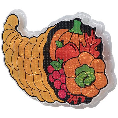 Northlight Light-Up Cornucopia Thanksgiving Window Decor