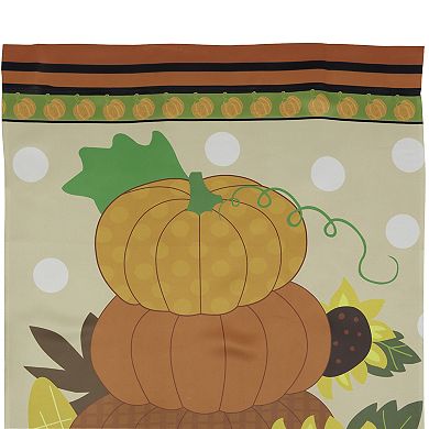 Northlight Pumpkins and Sunflowers Autumn Harvest Garden Flag
