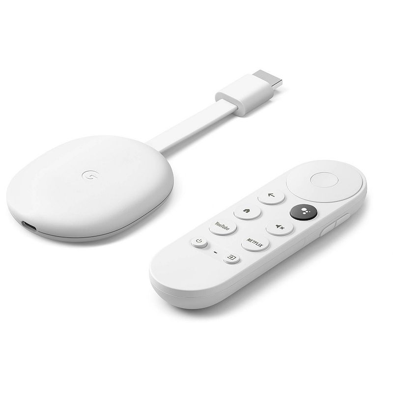 Google Chromecast with Google TV (4K), White
