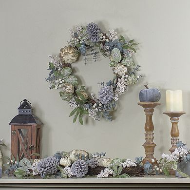 Northlight Artificial Pumpkin Neutral Color Wreath