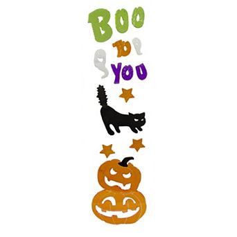 Northlight Boo To You Halloween Gel Window Clings
