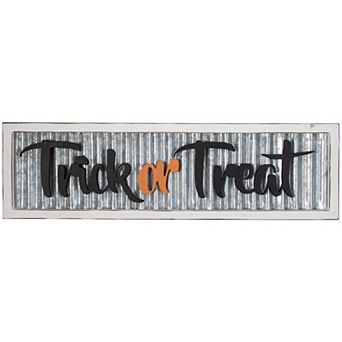 Northlight 27.5" "Trick or Treat" Halloween Wall Sign