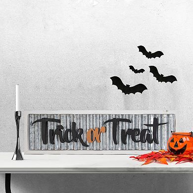 Northlight 27.5" "Trick or Treat" Halloween Wall Sign