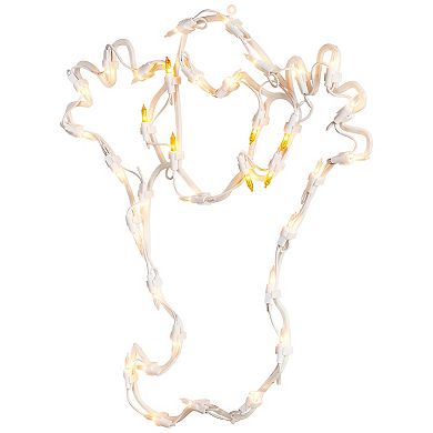 Northlight Light-Up Ghost Halloween Window Decor