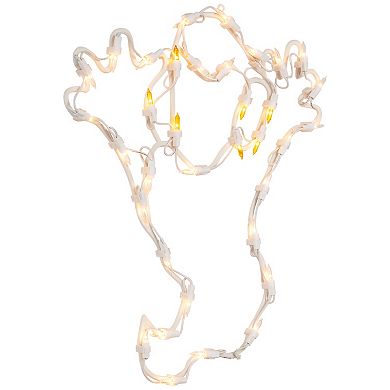 Northlight Light-Up Ghost Halloween Window Decor