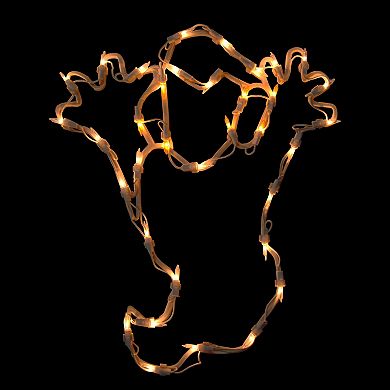 Northlight Light-Up Ghost Halloween Window Decor