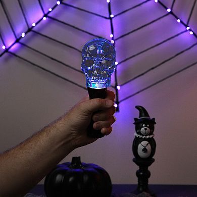 Northlight LED Transparent Halloween Skull Light