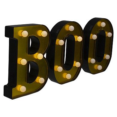 Northlight Light-Up Boo Halloween Marquee Table Decor