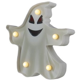 Northlight Light-Up Ghost Halloween Marquee Table Decor
