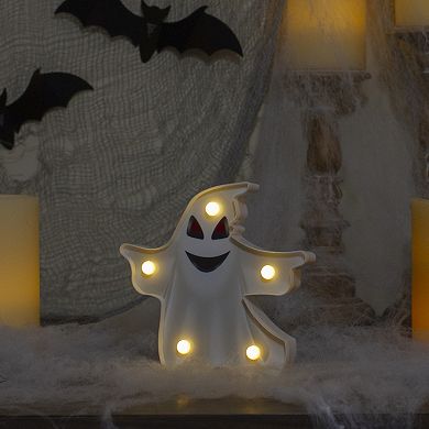 Northlight Light-Up Ghost Halloween Marquee Table Decor