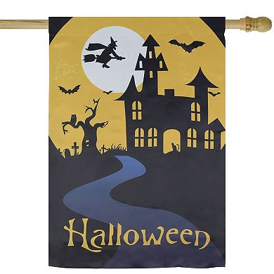 Northlight Haunted House Halloween Outdoor Garden Flag