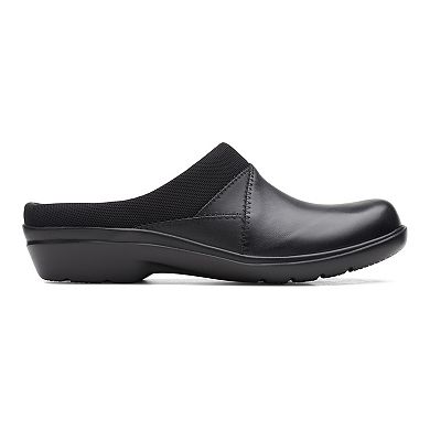 Clarks® Sashlyn Clog Women's Leather Clogs