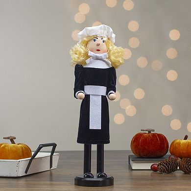 Northlight Pilgrim Woman Thanksgiving Nutcracker Floor Decor