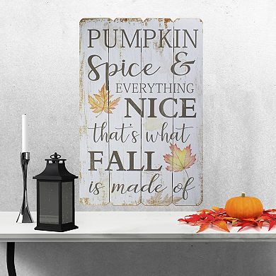 Northlight Pumpkin Spice Everything Nice Fall Wall Decor