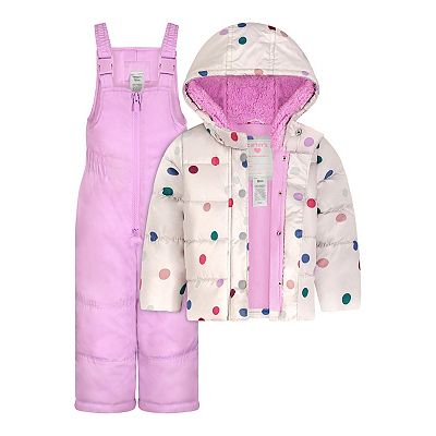 Toddler Girl Carter s 2 Piece Pattern Snowsuit