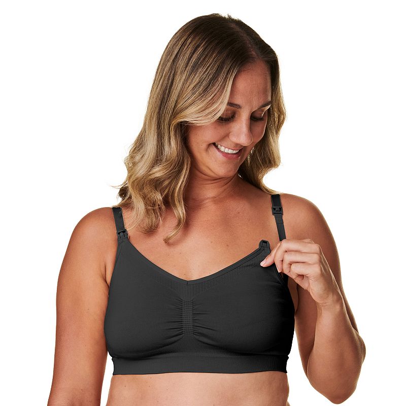 Bravado Designs bravado! BASICS Women's Comfort Maternity and Nursing Bra 1450BA, Size: XXL, Black