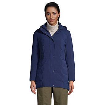 Women's Lands' End Quilted Stretch Down Coat