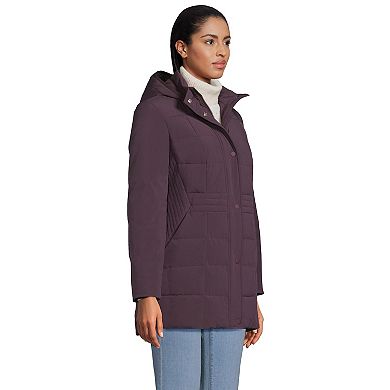 Petite Lands' End Quilted Stretch Down Coat