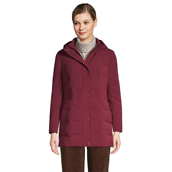Petite Lands' End Quilted Stretch Down Coat
