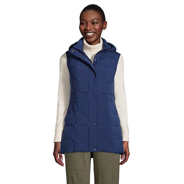 Petite Lands' End Quilted Stretch Down Vest