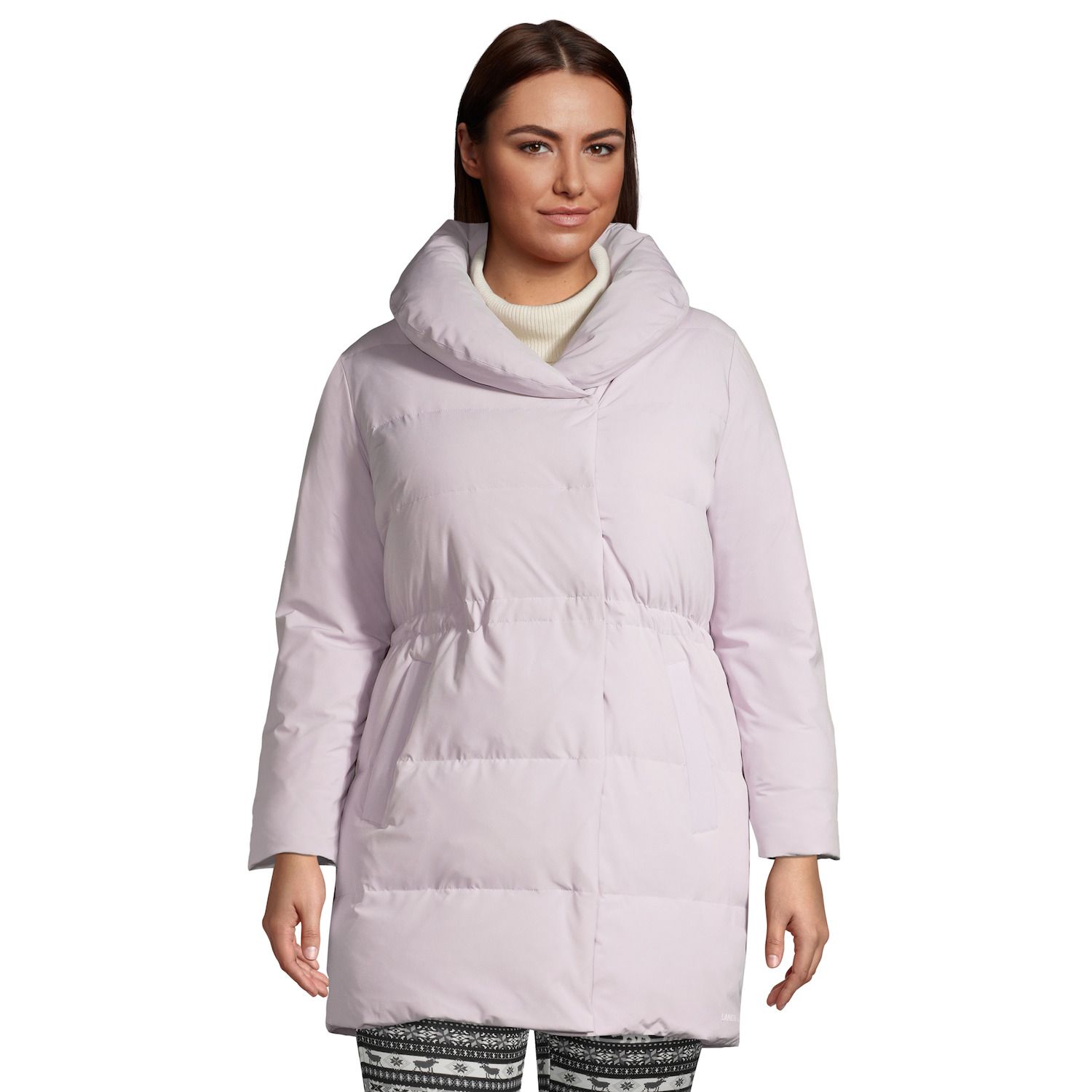 plus size stretch coat