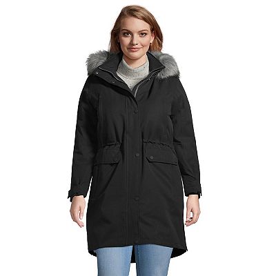 Plus Size Lands End Expedition Down Waterproof Winter Parka