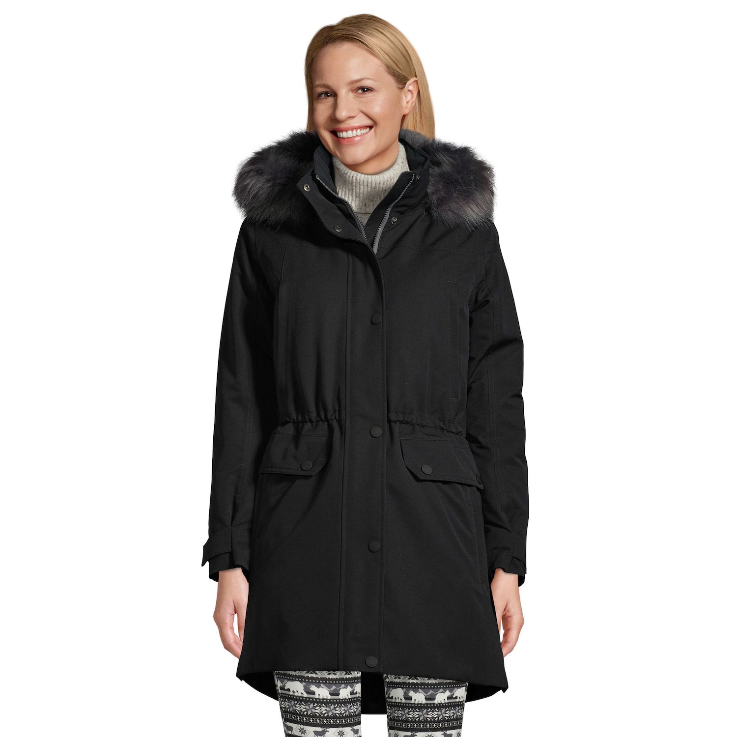 Image for Lands' End Women's Tall Expedition Down Waterproof Winter Parka at Kohl's.
