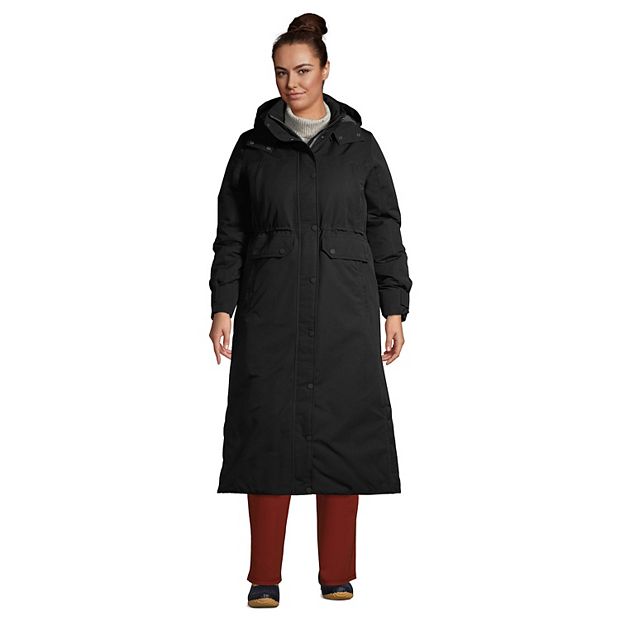 Lands end plus on sale size rain jacket