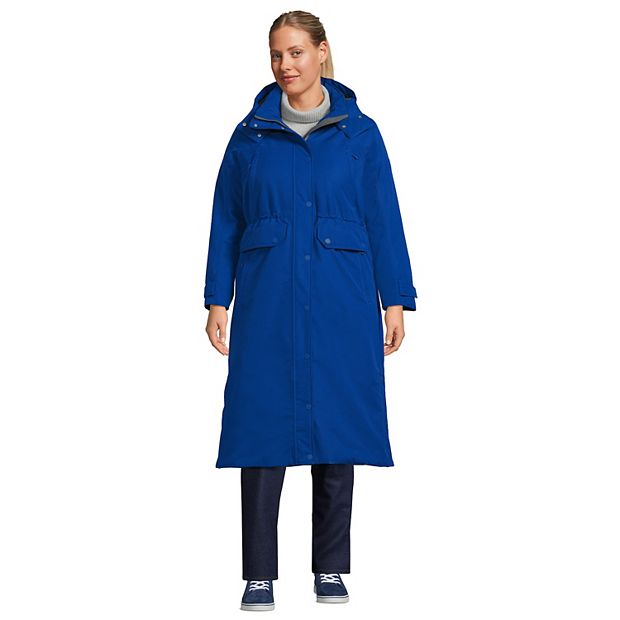 Plus Size Lands End Expedition Down Waterproof Long Winter Coat