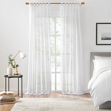 Willow Double Tab Light-Filtering Window Curtain