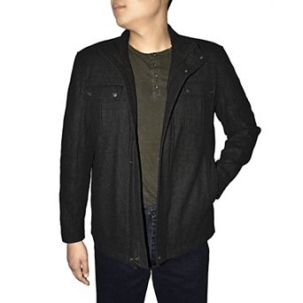 Big & Tall Victory Outfitters Wool-Blend Stand-Collar Jacket