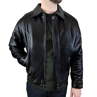 Big & Tall Victory Outfitters Vintage Leather Bomber Jacket