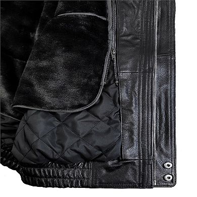 Big & Tall Victory Outfitters Vintage Leather Bomber Jacket