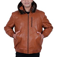 Kohls mens leather clearance coats