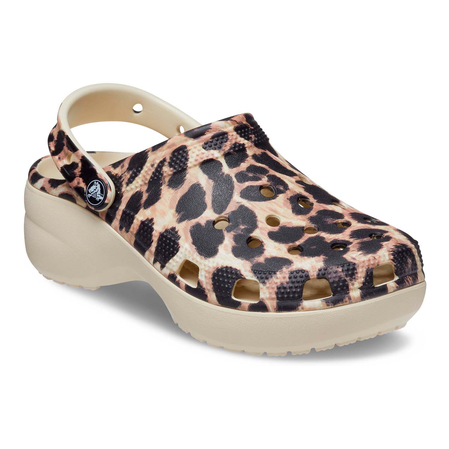 leopard print clogs and mules
