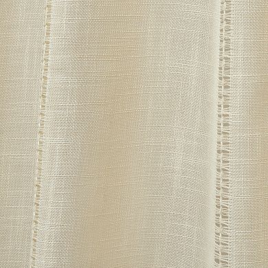 ELLE DECOR Fiona Sheer 2-panel Window Curtain Set