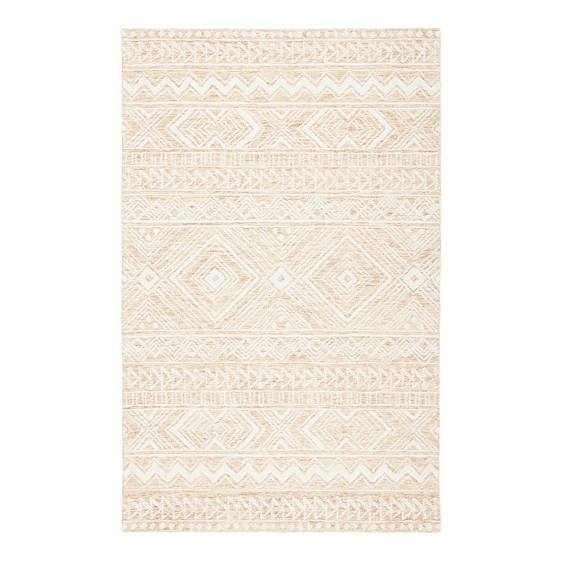 Safavieh Metro Mei Indoor Outdoor Rug, Yellow, 8X10 Ft