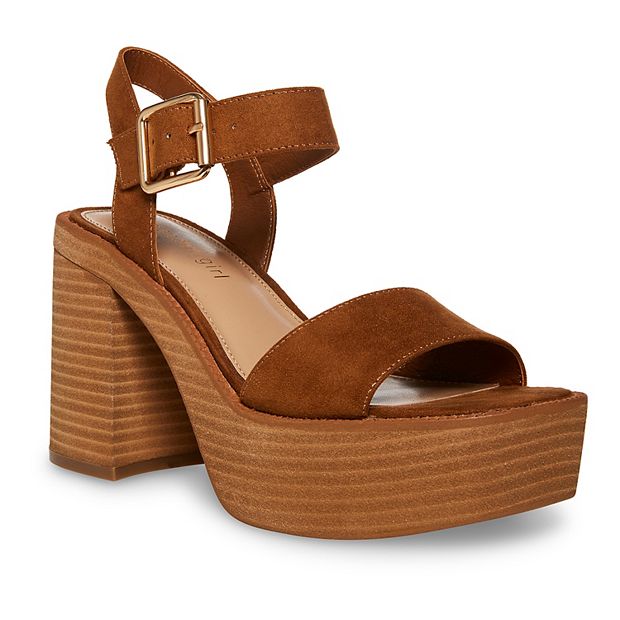 Platform sandals online kohls