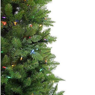 Christmas Time 6.5-ft. LED Winter Wonderland Slim Artificial Christmas Tree
