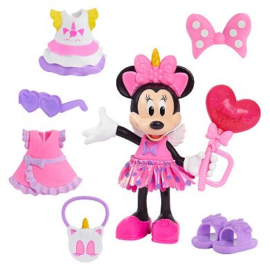 Disney Junior Minnie Mouse Unicorn Fashion Doll with Case by Just Play