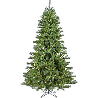 Christmas Time 7.5-ft. Pre-Lit Norway Pine Artificial Christmas Tree