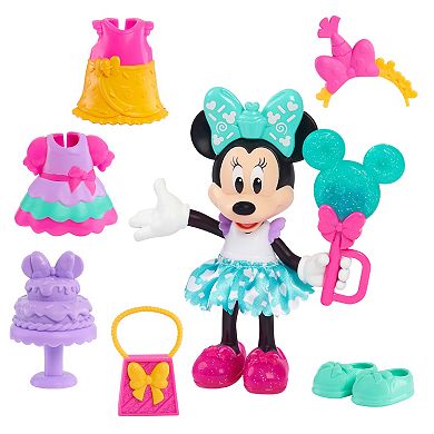 Disney Junior Minnie Mouse Sweet Party Fashion Doll with Case by Just Play