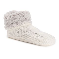 Kohls womens bootie on sale slippers