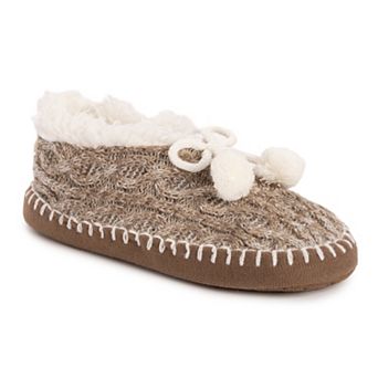 Women's MUK LUKS Patterned Sherpa Ballerina Slippers