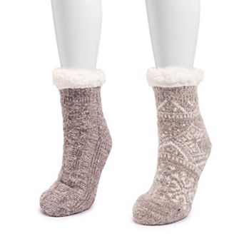 Women's MUK LUKS 2-Pack Short Cabin Socks