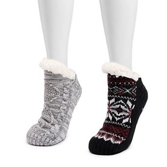 Women's MUK LUKS 2-Pack Short Cabin Socks