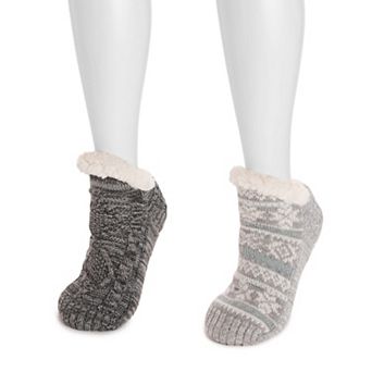 Women's MUK LUKS 2-Pack Short Cabin Socks